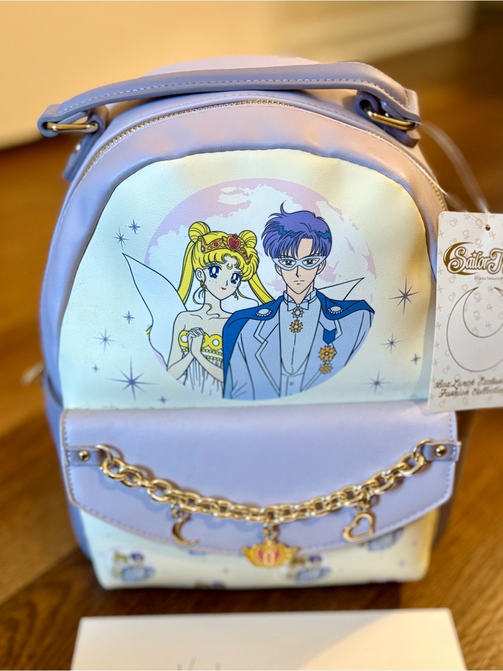 Loungefly Neo Queen Serenity and Tuxedo Mask Bag NWT